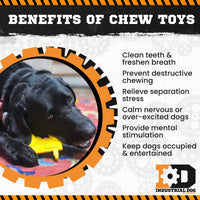 Tractor Nylon Dog Toy for Aggressive Chewers | USA Made | SodaPup - BIG FRENCHIES