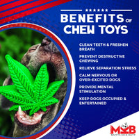 Colorado Maple Leaf Nylon Dog Chew Toy for Aggressive Chewers | USA Made - BIG FRENCHIES