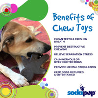 Gingerbread Man Nylon Dog Chew Toy for Aggressive Chewers | USA Made - BIG FRENCHIES