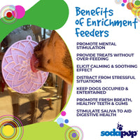 Lotus Design emat - Enrichment Lick Mat For Dogs and Cats - With Suction Cups | USA Made - BIG FRENCHIES
