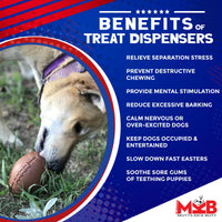 Football Dog Chew Toy & Treat Dispenser - USA Made | SodaPup - BIG FRENCHIES