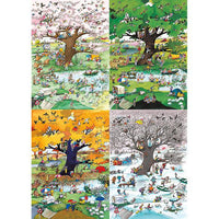 4 Seasons Cartoon Classics 2000 Piece Jigsaw Puzzle Heye