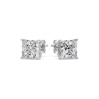 Princess-Cut Diamond Solitaire Stud Earrings (1 - 10ct | GIA & IGI Certified)