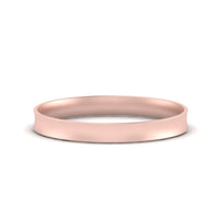 4 mm Comfort Fit Concave Mens Band