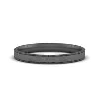4 mm Stepped Edge Comfort Fit Flat Mens Band