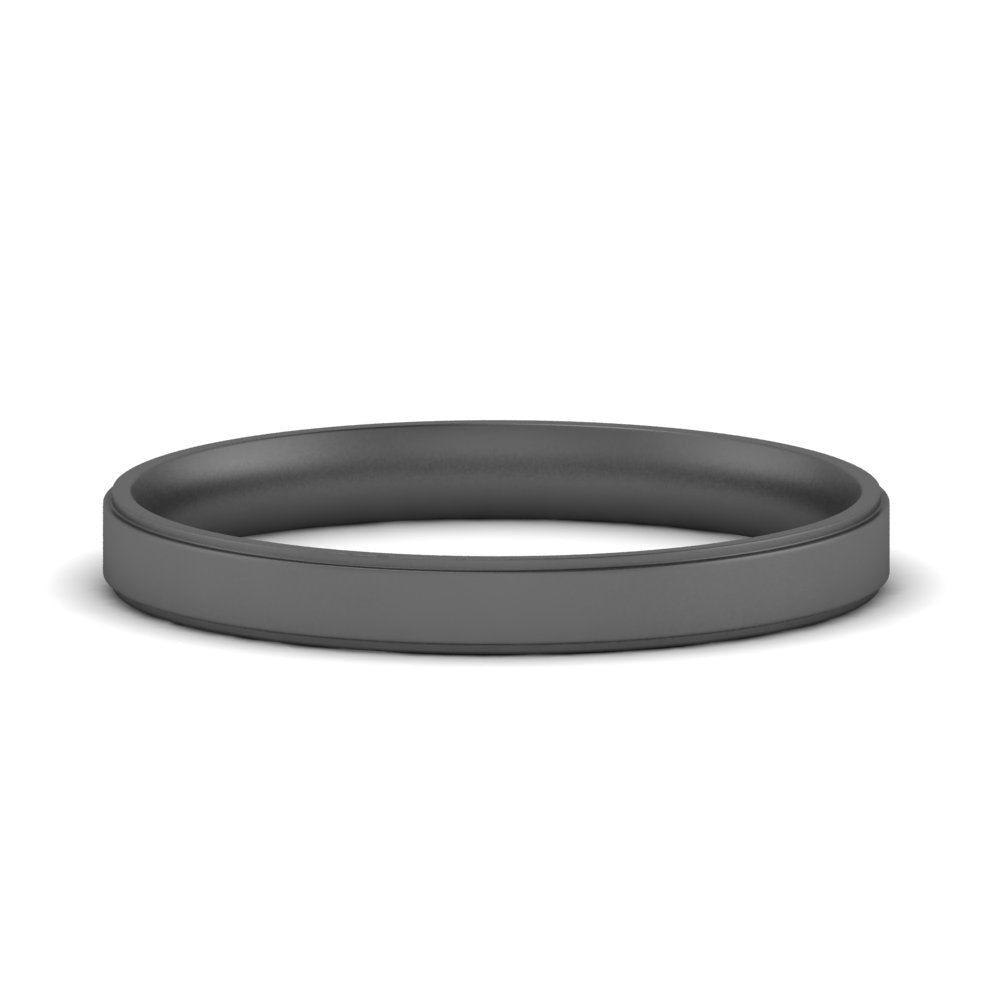 4 mm Steps Edge Comfort Fit Mens Band