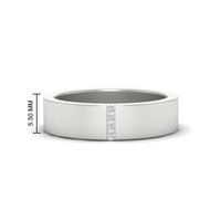 4 Stone Diamond Wedding Band Ring