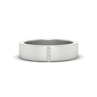 4 Stone Diamond Wedding Band Ring