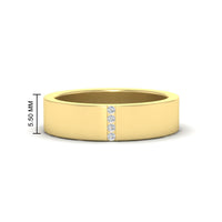 4 Stone Diamond Wedding Band Ring