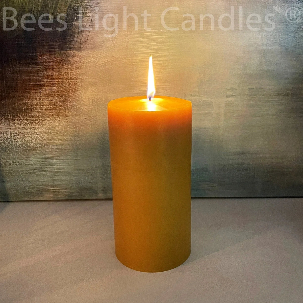 4" x 8" Beeswax Pillar Candles - BIG FRENCHIES