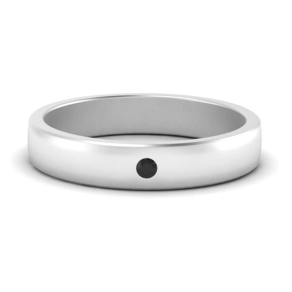 Round Diamond Classic Mens Band