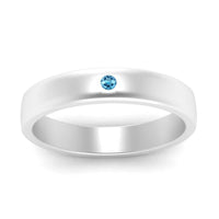 Round Diamond Classic Mens Band