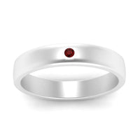 Round Diamond Classic Mens Band
