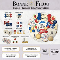 French Themed Dog Treats Gift Box - BIG FRENCHIES