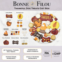 Thankful Themed Dog Treats Gift Box - BIG FRENCHIES