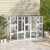 Cat Window Box , Large Catio With Shelves & Bridges, Outside Enclosure For Multiple Cats, Multiple Packages Shipped. Ple