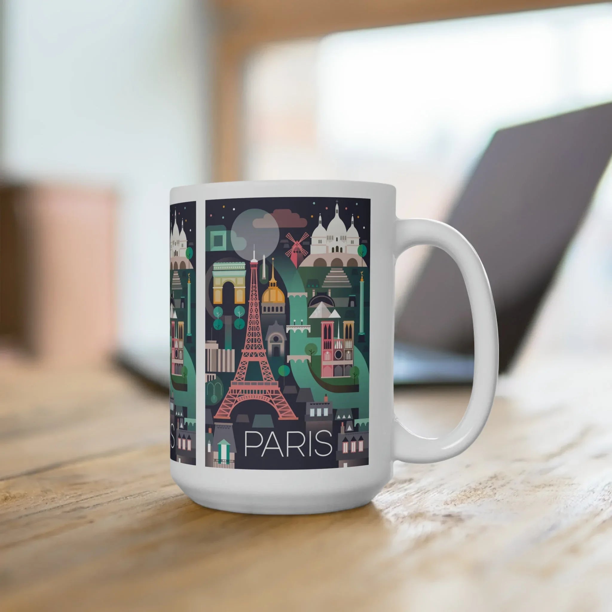 Paris Ceramic Mug 11oz or 15oz - BIG FRENCHIES