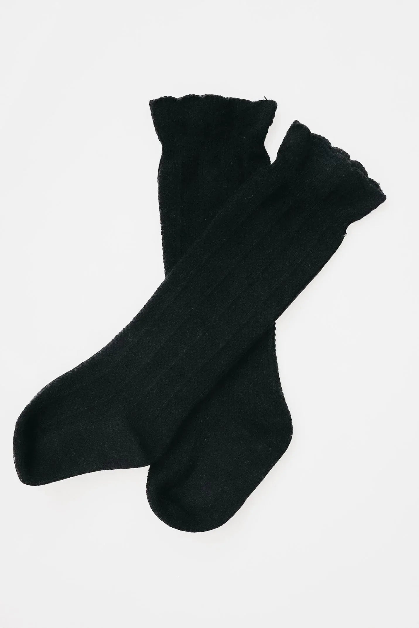 Ruffle Cotton Knee High Socks - BIG FRENCHIES