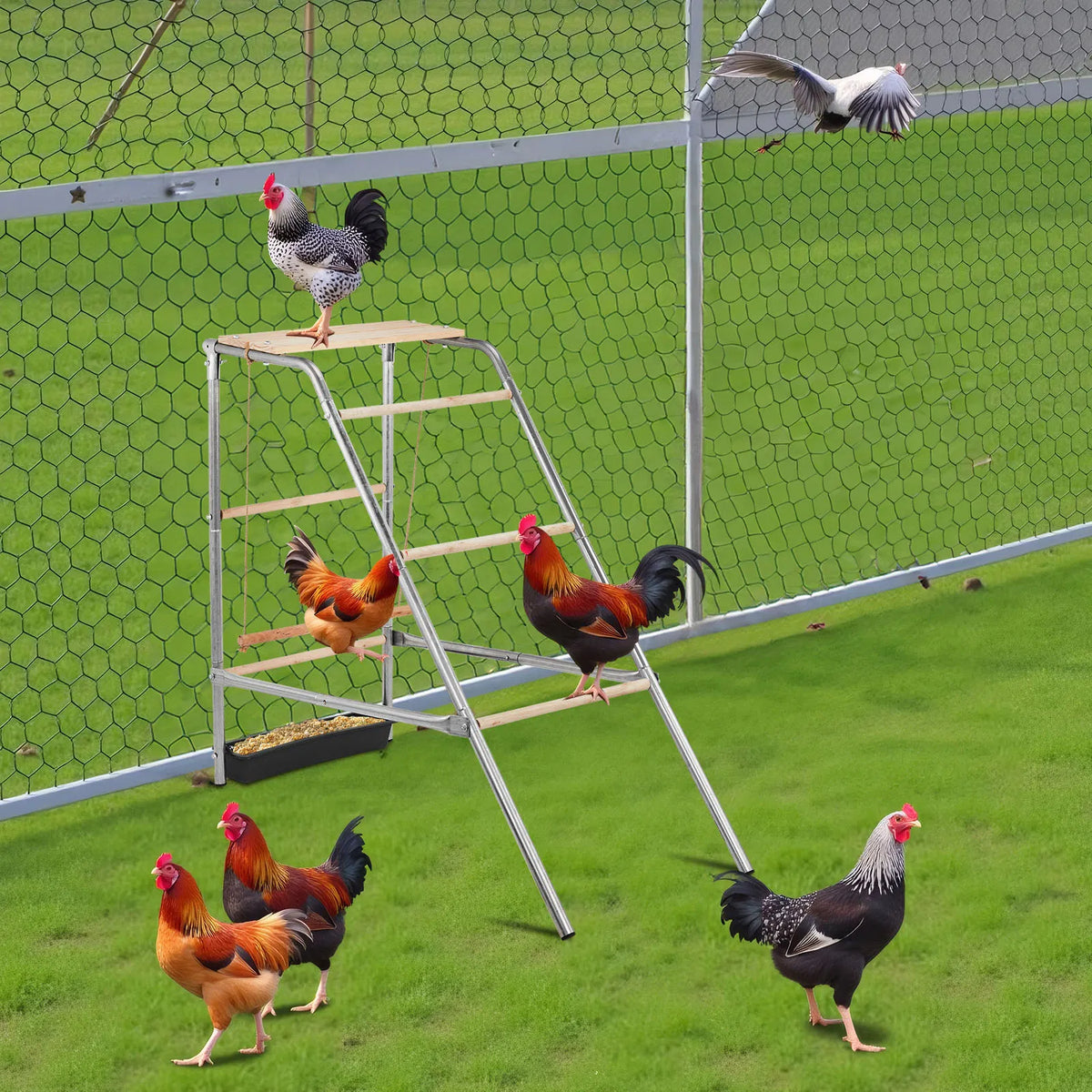 103*50*100cm Outdoor chicken perch
