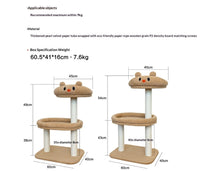 TOOCAT Butter Little Panda Climbing Frame All-in-One Catnip Toy Cat Bed Scratch-Resistant Paper Rope Dust-Free Cat Scratching Post