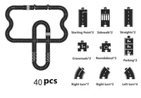 Flexible Rubber Roads Play Set – Open-Ended City & Car Track Play - BIG FRENCHIES