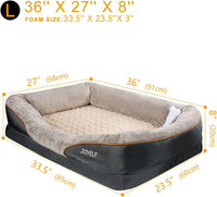Large Memory Foam Dog Bed - BIG FRENCHIES