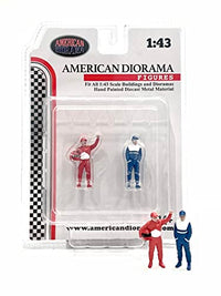 "Racing Legends" 90's Set of 2 Diecast Figures for 1/43 Scale Models by American Diorama