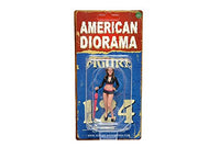 Umbrella Girl II Figure For 1:24 Scale Models by American Diorama