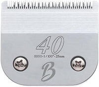Detachable A Series 40 Blade Dog Grooming Clipper Blades Cuts Length 1/100" 0.25mm Japanese High Carbon Steel Dog Grooming Clipper Replacement Blade | Compatible A5 Series(B40)