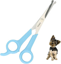 Chibuy Professional Pet Grooming Scissors with Round Tip Stainless - 2. Blue
