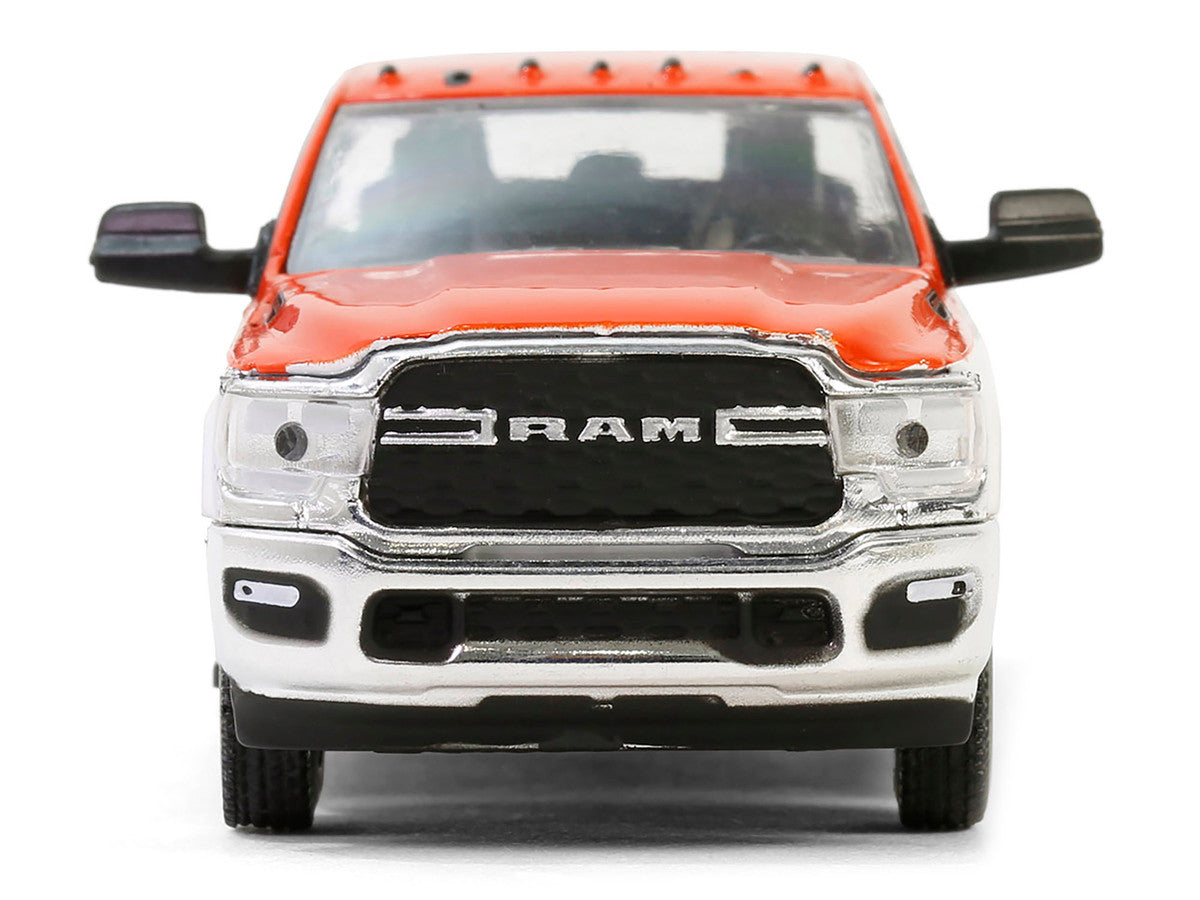 2023 Ram 2500 Pickup Truck "Texaco" Orange and White "Texaco Special Edition" Series 1 1/64 Diecast Model Car by Greenlight