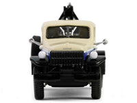 1948 Dodge Power Wagon Wrecker Tow Truck Beige and Blue "Chevron Special Edition" Series 1 1/64 Diecast Model Car by Greenlight