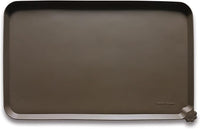 Hoki Found L Silicone Pet Food Mats Tray - Non Slip Dog Cat Bowl Mats Placemat - Pet Feeding Mat - Waterproof Dog Cat Food Mats -Pet Water Mats for Carpet - Coffee