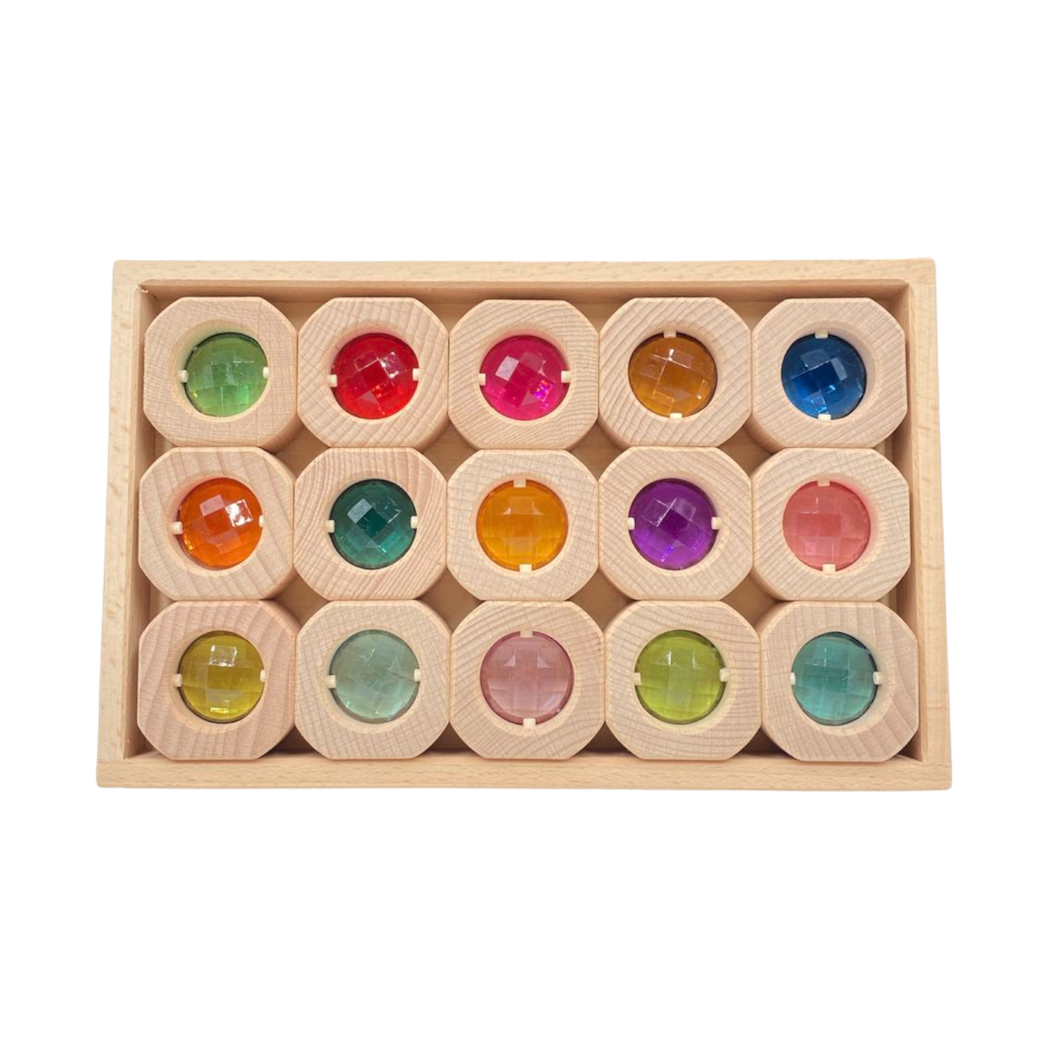 15 Pcs Bitcoin Pastel/Macaron Window Blocks Set with Storage Tray