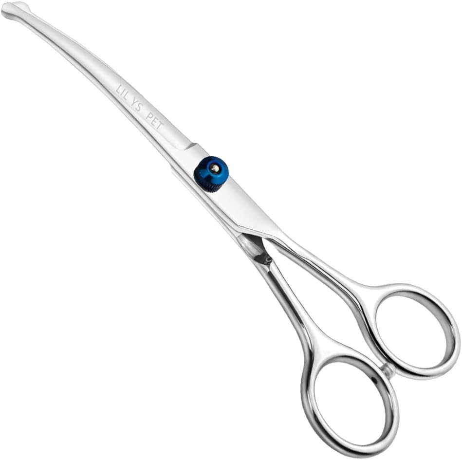 6.5" Right-handed Pet Round-Tip Grooming Stainless steel Safety