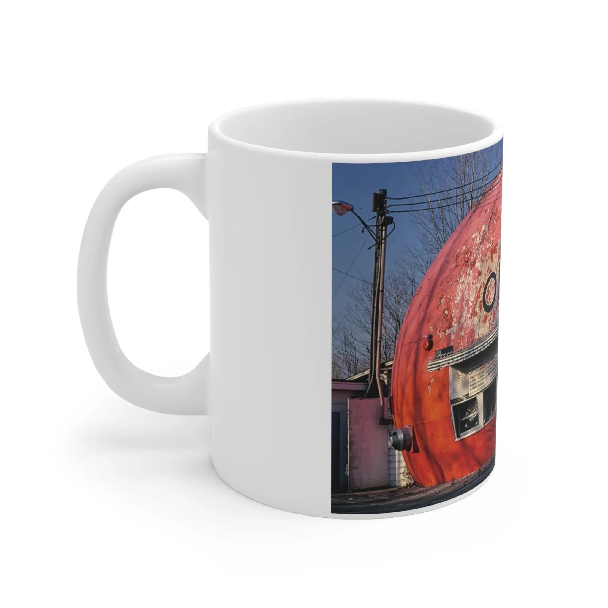 ROADSIDE MUGS - Orange Ceramic Mug 11oz - BIG FRENCHIES