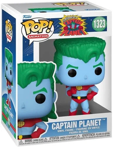 New Adventures of Captain Planet- Captain Planet #1323 - Funko Pop! Vinyl Figure (Cartoon) - BIG FRENCHIES