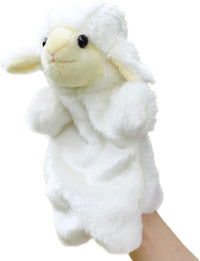 RIY plush rabbit farm animal hand puppet for storytelling and pretend play - view 10