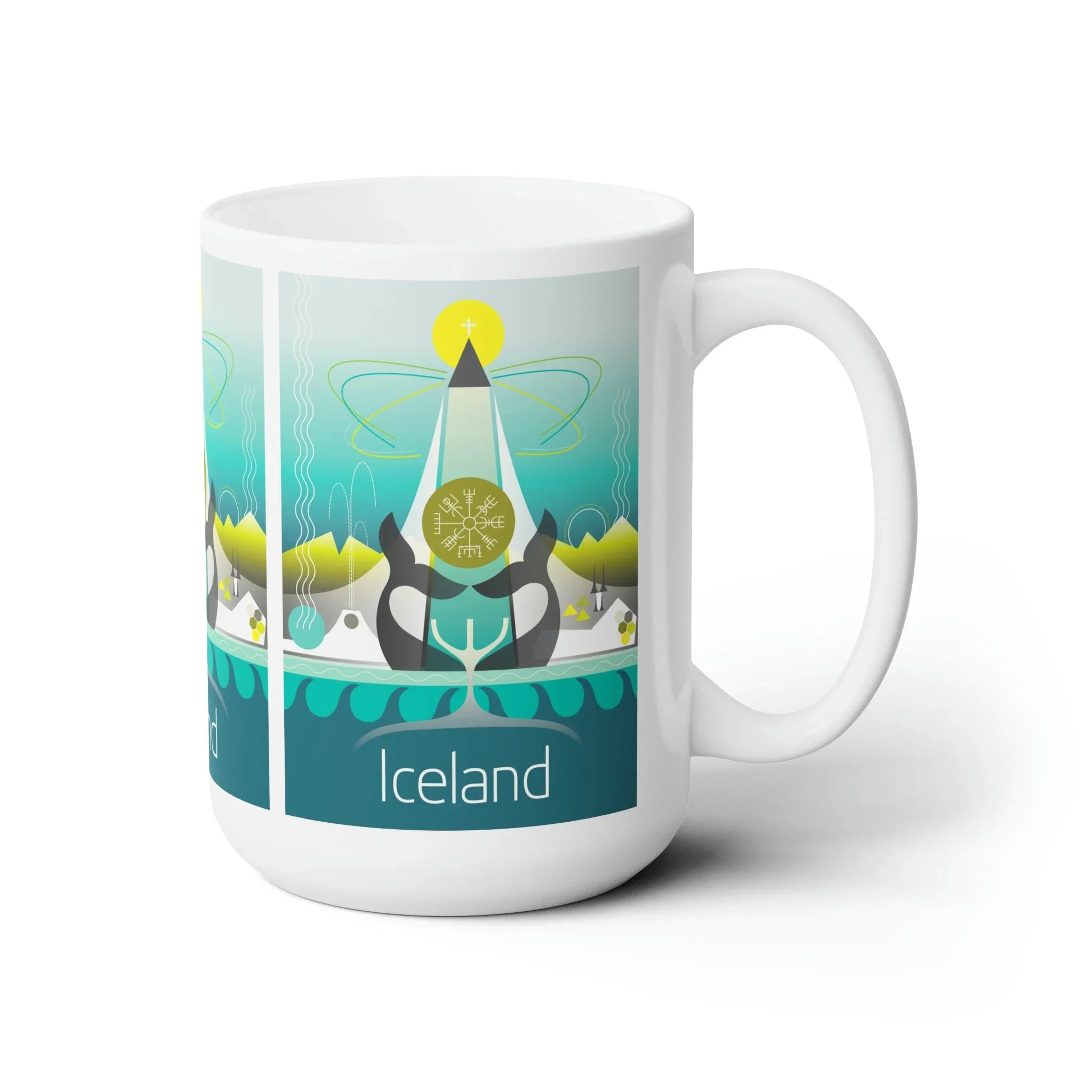 Iceland Ceramic Mug 11oz or 15oz - BIG FRENCHIES