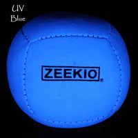 Zeekio Lunar set of 3 UV reactive six-panel juggling balls - view 26