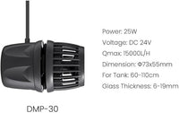 Aquarium Wave Maker Pump (DMP30) – Submersible Powerhead for Saltwater Marine Reef Tanks, Smart Controller & Bluetooth App Control