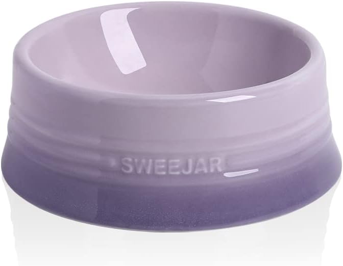 Sweejar Gradient Dog Bowl - Medium (18oz) / Gradient Purple