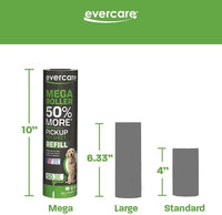 Evercare Pack of 6 10" Wide Large Surface Mega Pet Roller Refill, 50 Sheets Each (300 Sheets Total)