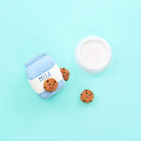ZippyPaws Burrow Hide & Seek Plush Puzzles, Milk and Cookies - Milk & Cookies - image 4