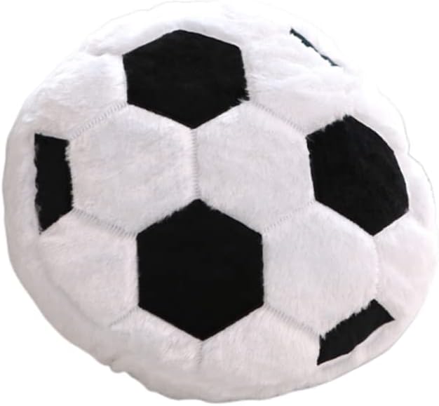 14" Volleyball Plush Pillow Soft Throw Toy for Kids Room Decoration – Fun for Kids & Family - Football / 14"