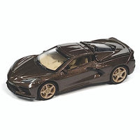 2020 Chevrolet Corvette Zeus Bronze Metallic "Sports Cars" Limited Edition 1/64 Diecast Model Car by Auto World
