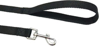 Nylon Training Dog Leash for Small Medium Large Dogs, Camping - Black / 1" x 100ft - image 4