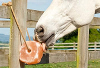 UMAID Himalayan Salt Lick 6 lbs On Rope for Horse, Deer, Goat, and Livestock Animals - Himalayan Salt Block 2 Pack