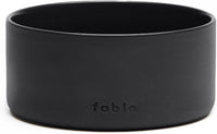 Fable Pets Ceramic Dog Bowl and Cat Dish - XS/S / Dark Shadow