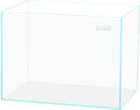 9.5 Gallon Rimless Aquarium, Ultra Clear Glass Low Iron Small Fish Tank for Betta, L15.7×W11.8×H11.8 Inches Thickness 5mm with EVA Foam Mat Included